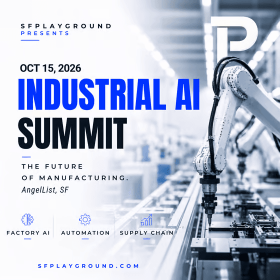 Industrial AI Summit: The Future of Manufacturing event poster