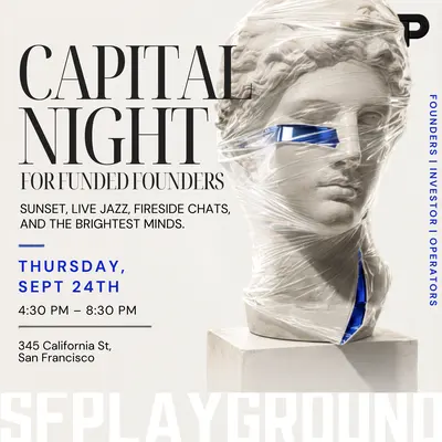 Capital Night for Funded Founders event poster