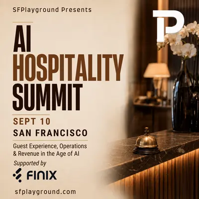 AI in Hospitality Summit at Finix event poster