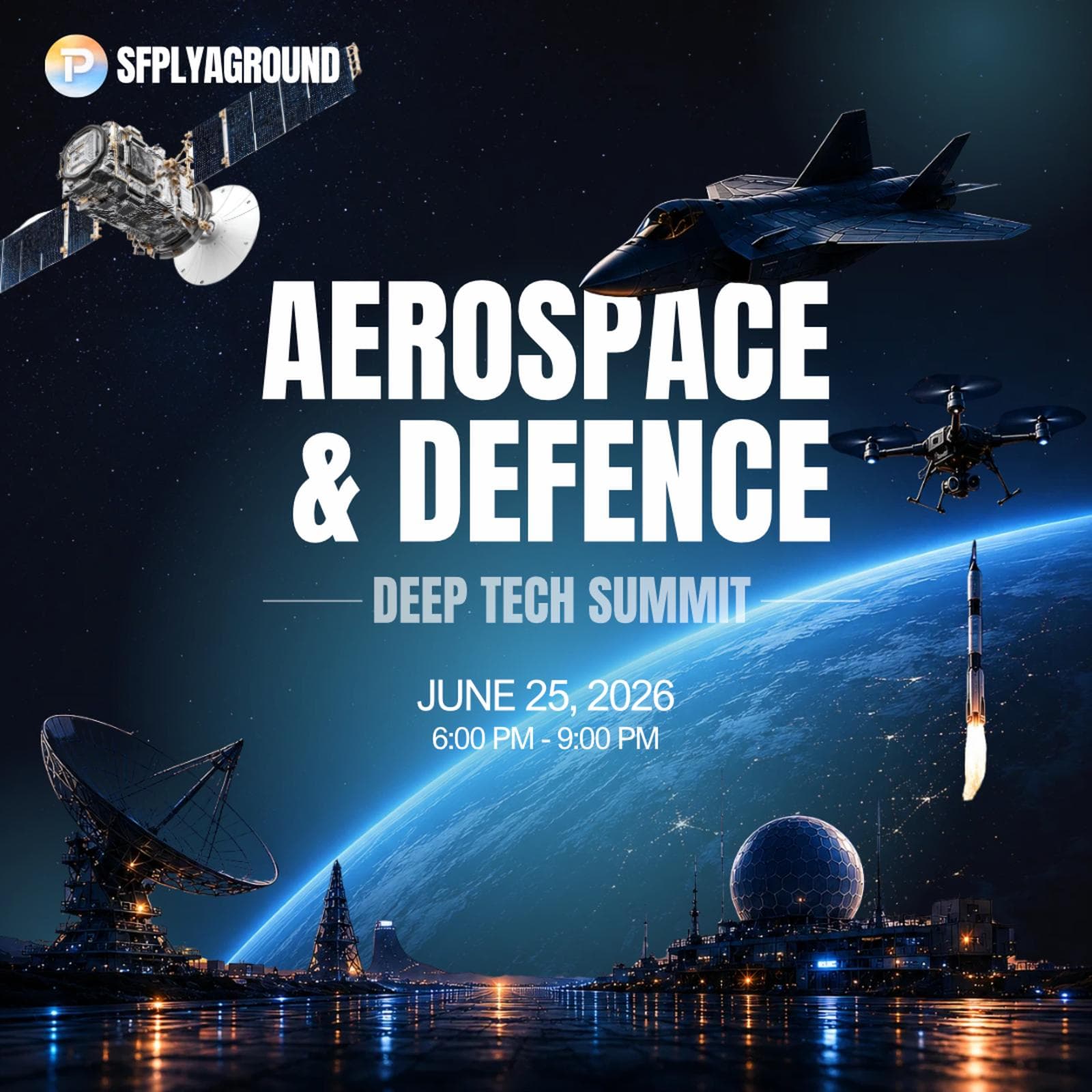 Aerospace & Defense — Deep Tech Summit event poster