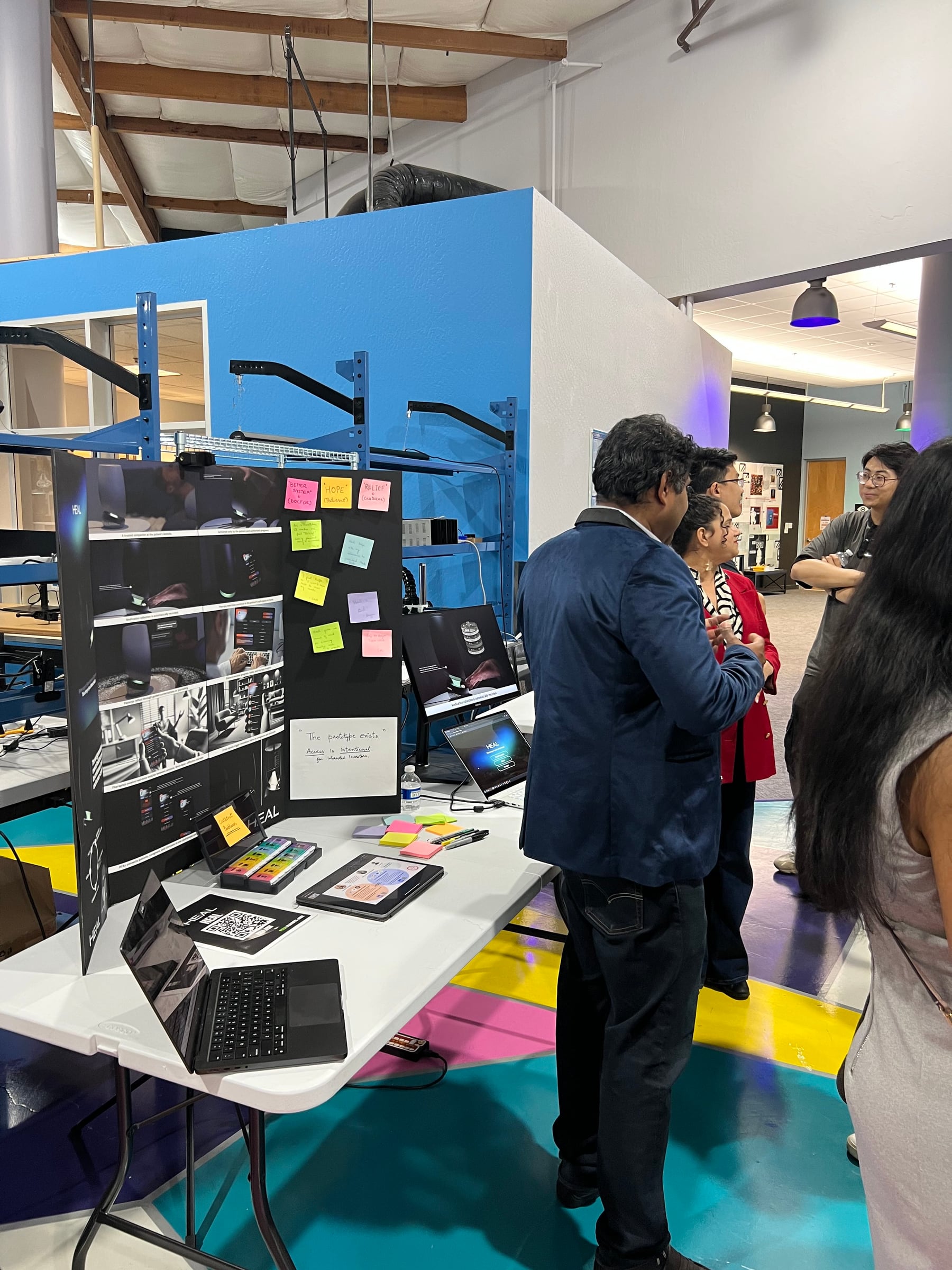 Pitch Playoffs demo booth
