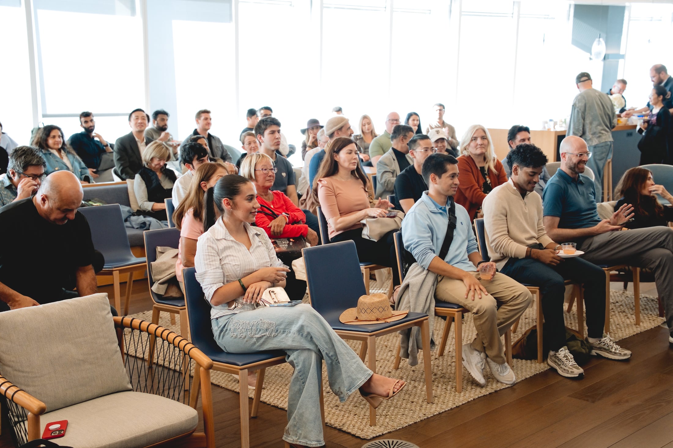 Audience at a Salesforce Tower summit